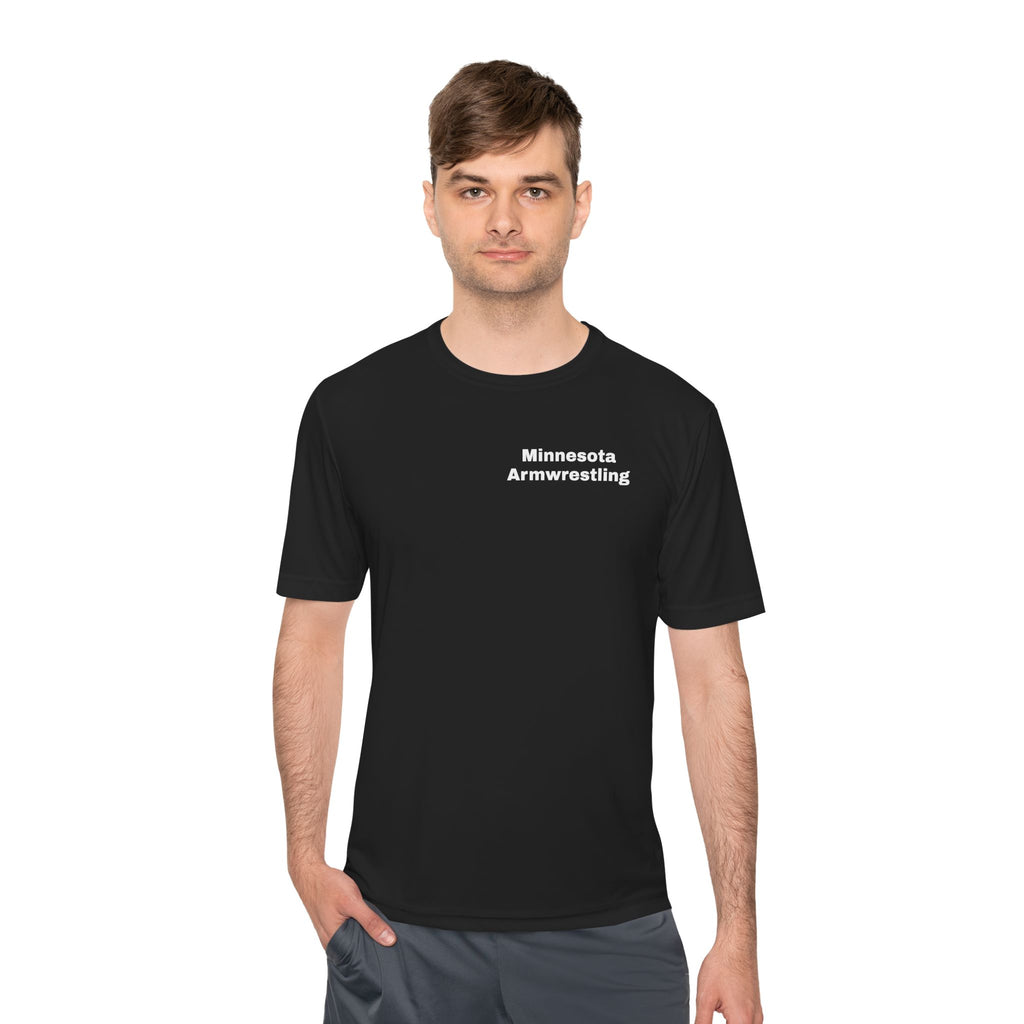 Minnesota Armwrestling Moisture Wicking Competition Tee