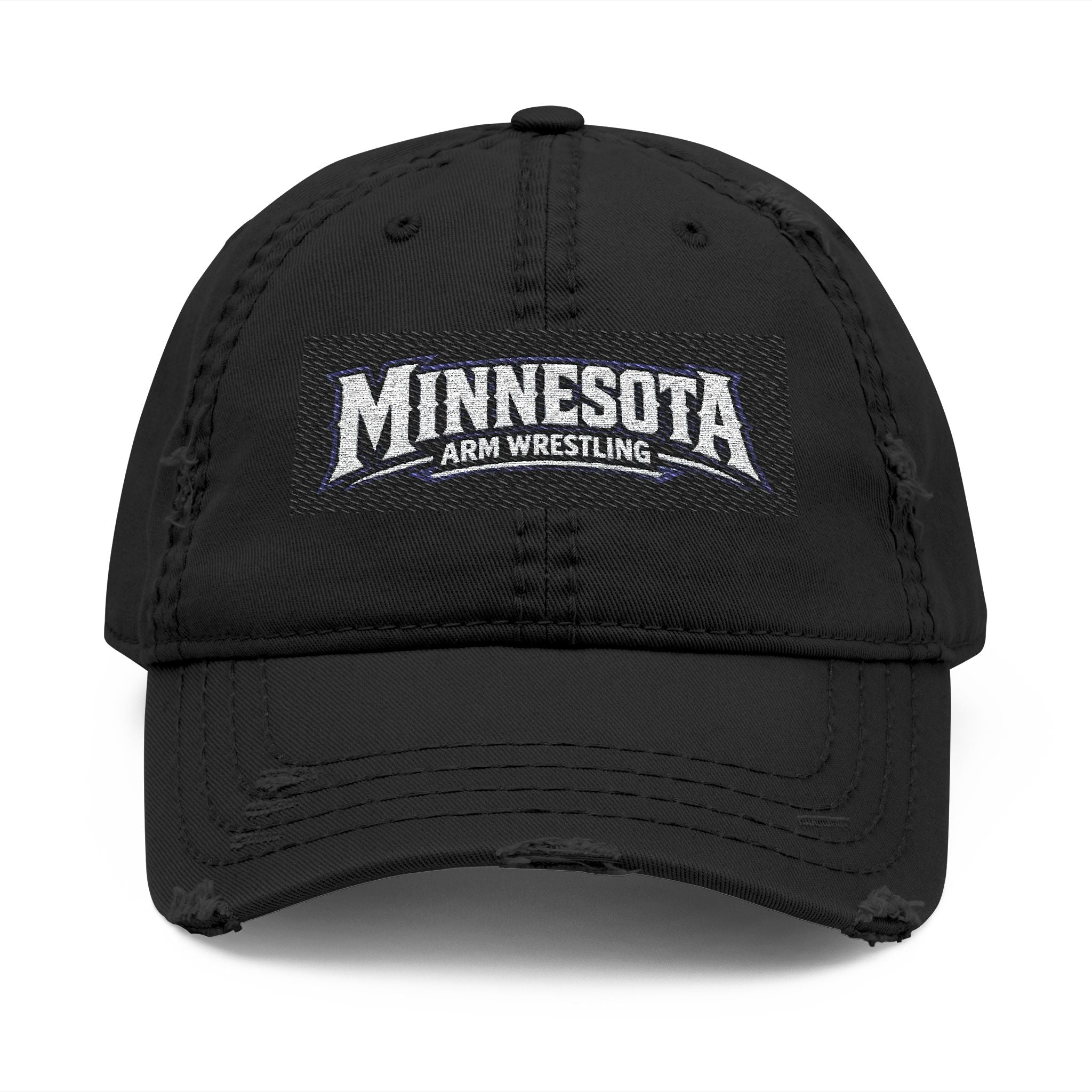 Distressed Embroidered 'Minnesota' Dad Hat – Vintage College Trucker Cap