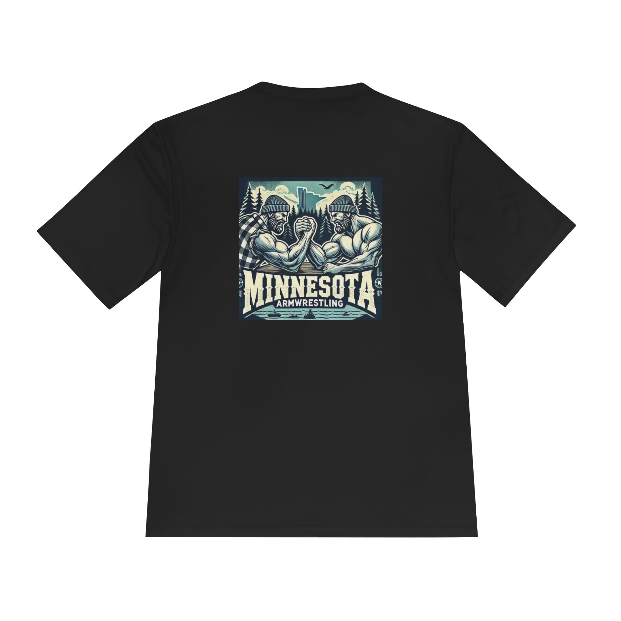 Minnesota Armwrestling Moisture Wicking Competition Tee