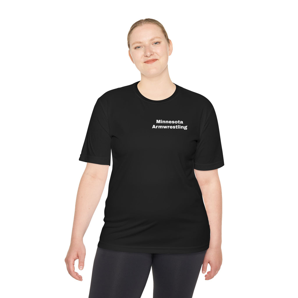 Minnesota Armwrestling Moisture Wicking Competition Tee